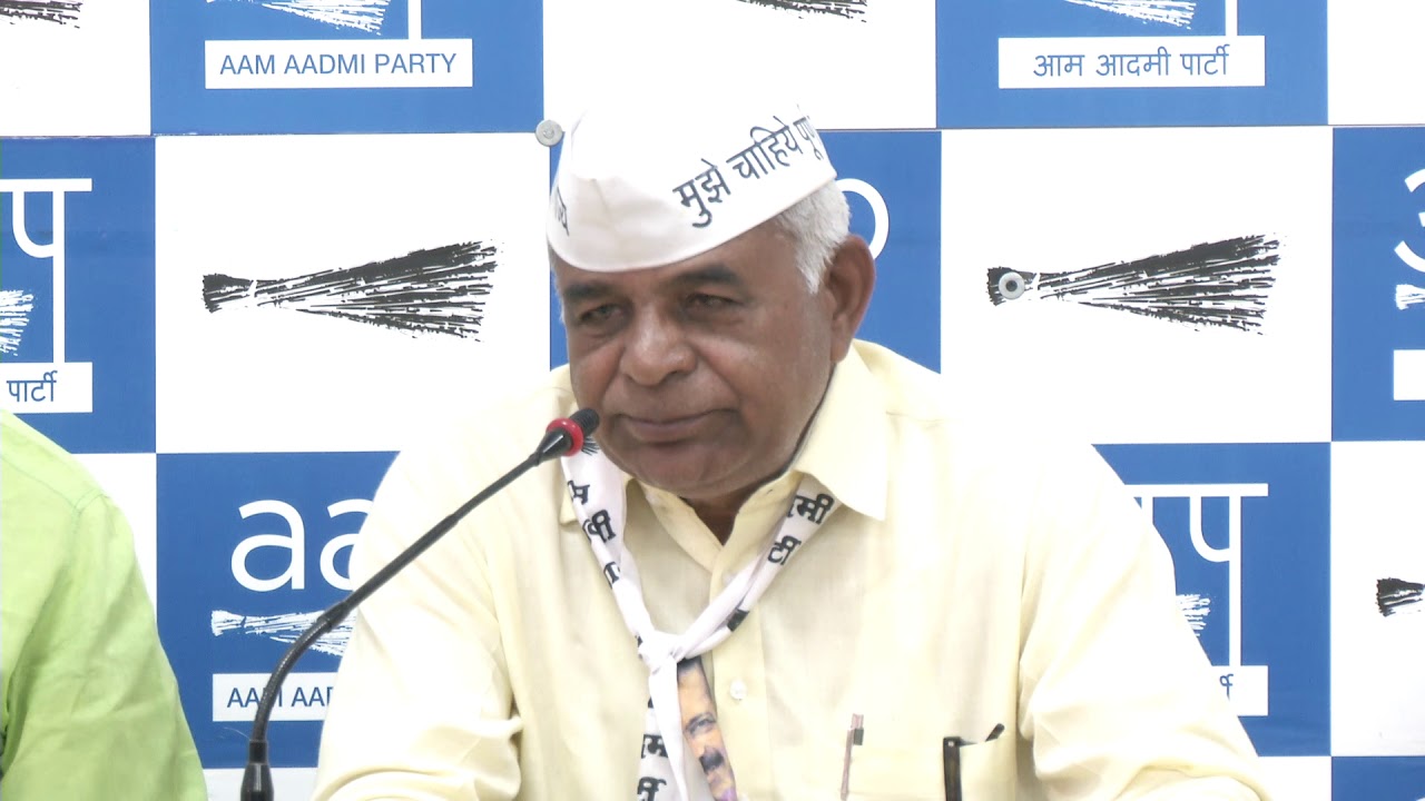 AAP North West Delhi Loksabha candidate Gugan Singh launched his constituency manifesto