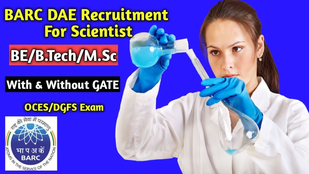 BARC DAE Recruitment/OCES/DGFS Exam with complete information