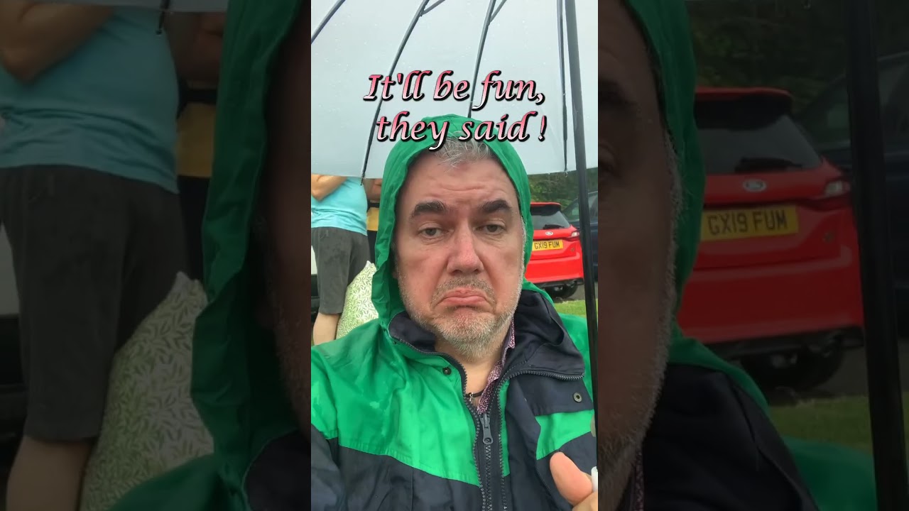 Shakespeare in the park WASHOUT! #shakespeare #macbeth #funny #thunderstorm #culture