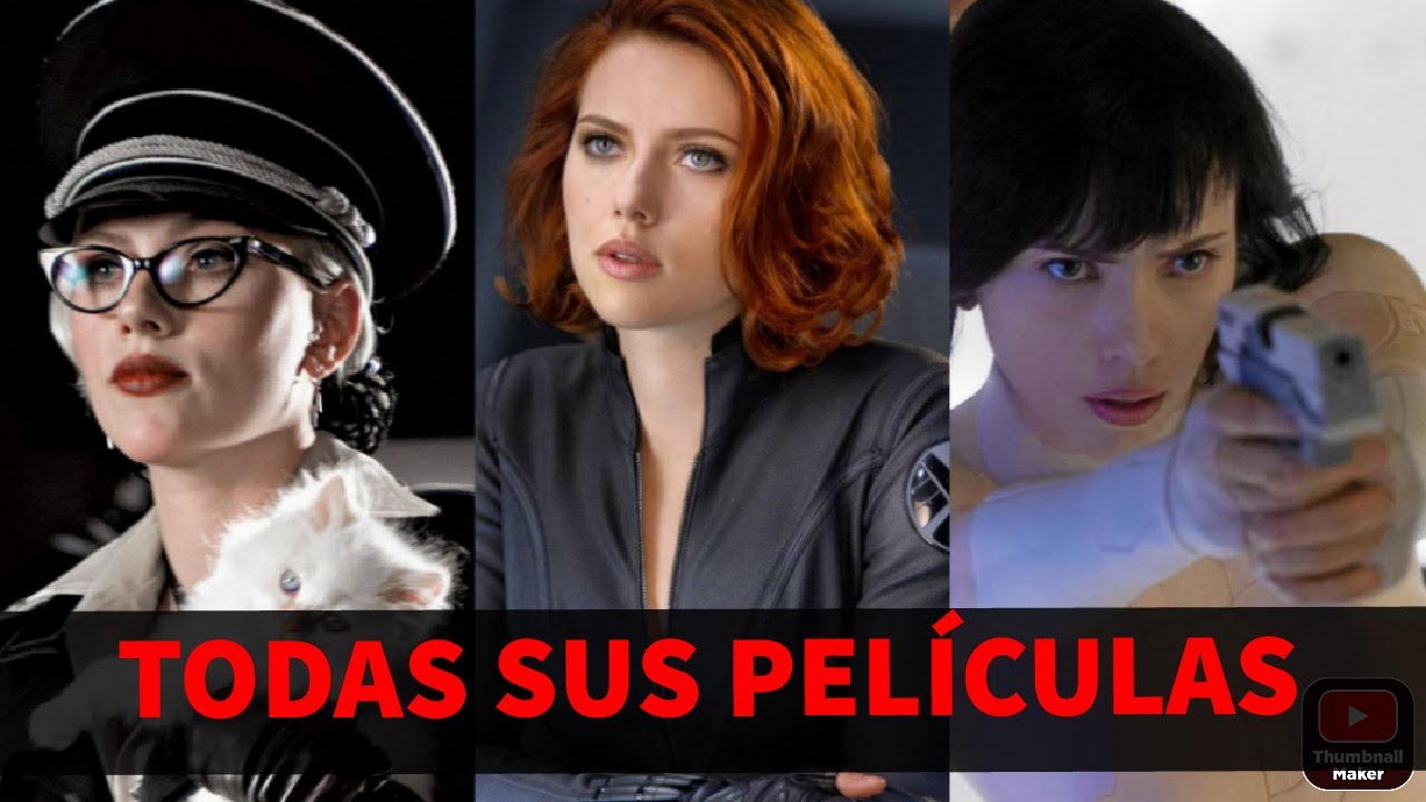 TODAS LAS PELICULAS DE SCARLETT JOHANSSON (Los Vengadores, LUCY, Ghost in the Shell, JOJO RABBIT)