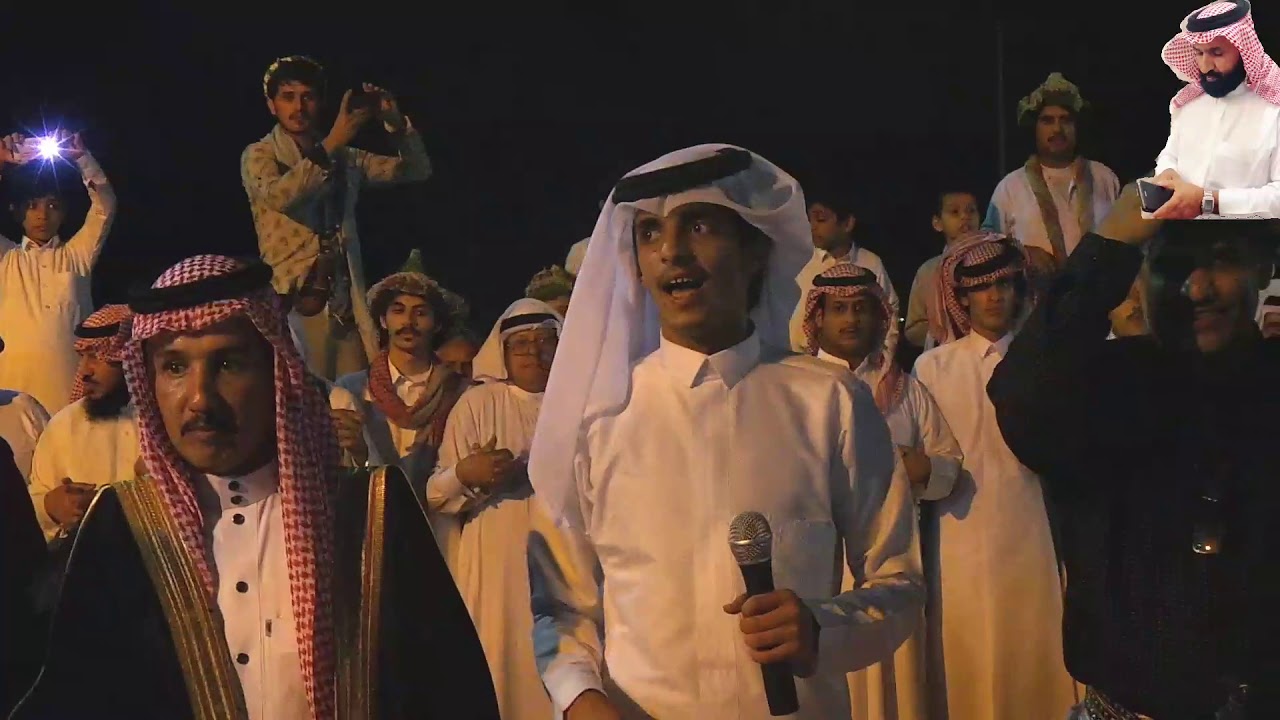 فرقةفيفاءالشعبيةمع الشاعرمحمدجابرالدفري والمنشدعبدالعزيز الفيفي في زواج ابورامي الغزواني/1440/11/22