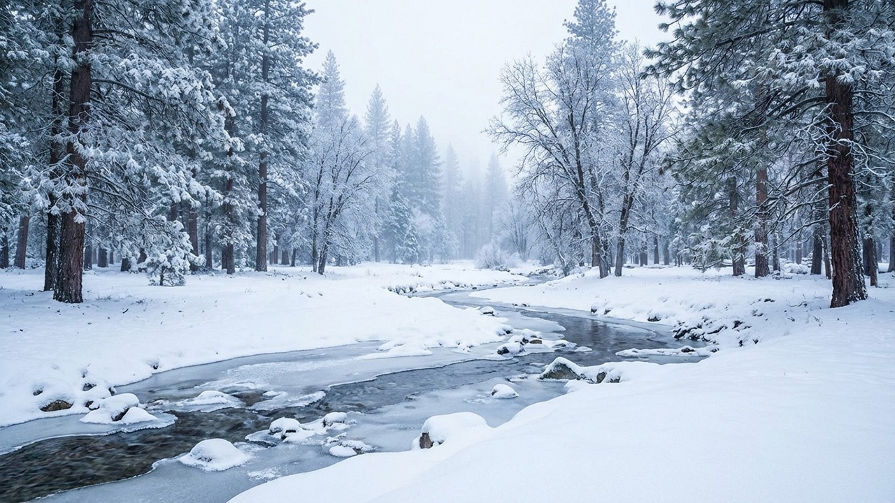 Peaceful Winter Forest Piano 2026 – Deep Sleep Piano Music for Deep Sleep & Relax