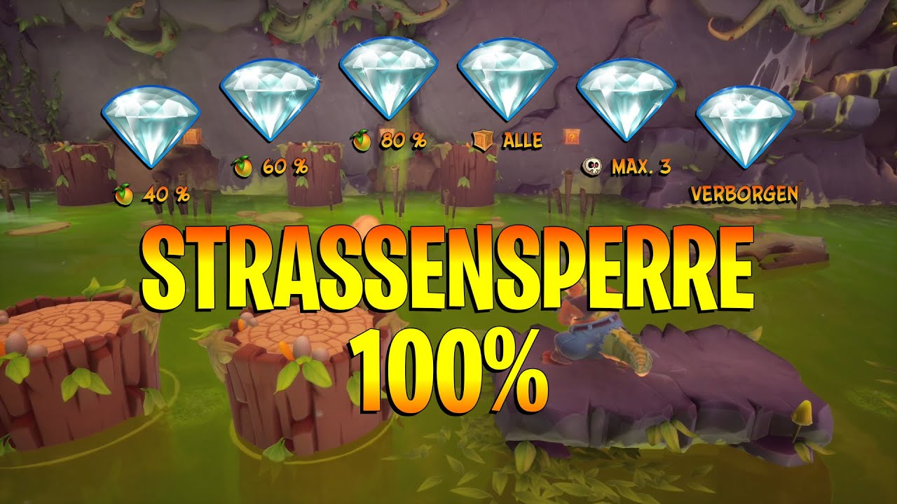 Crash Bandicoot 4 - Strassensperre 100% - Alle Kisten und Edelsteine