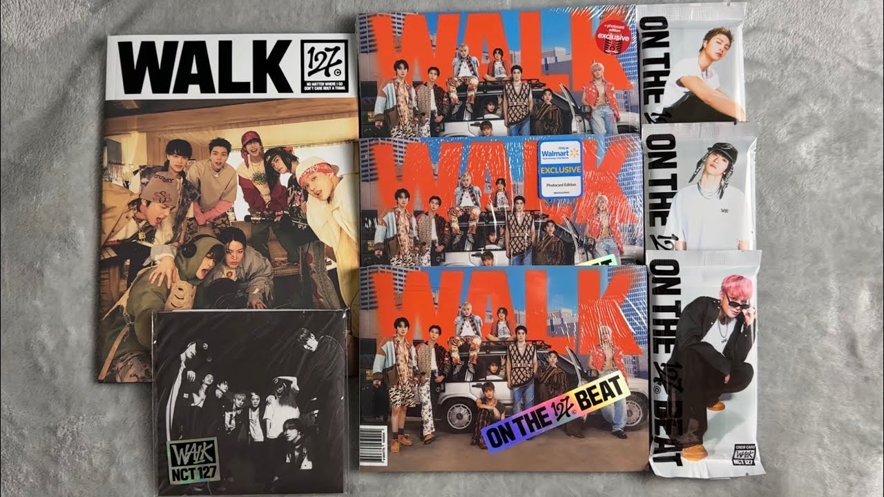 ♡Unboxing NCT 127 엔시티 127 6th Album Walk 삐그덕 (Podcast, Walk, Poster & Walk Crew Character Card Ver)♡