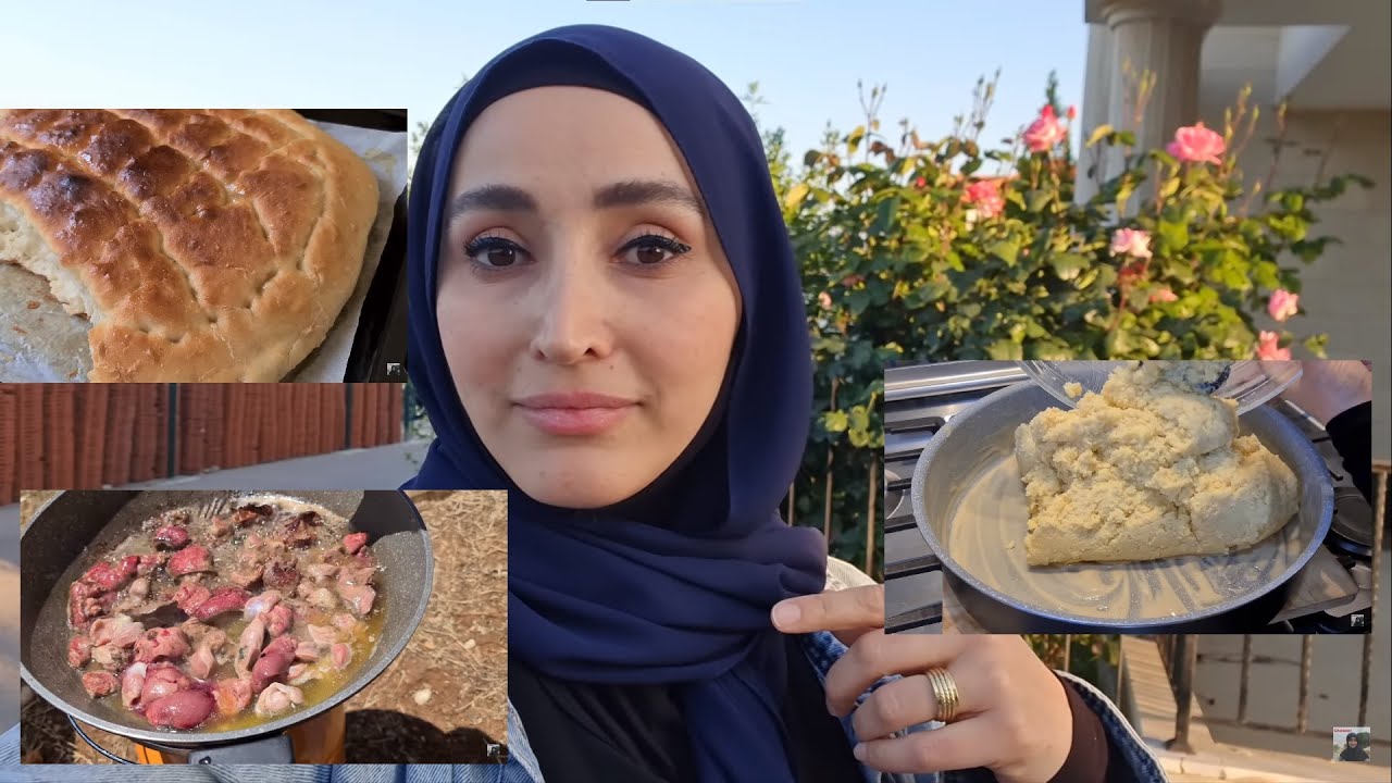 شوفوا لما أكون حابة أدلل عائلتي 😍 سودة بدبس رمان بطاطا و دجاج و خبز المشطاح🥯