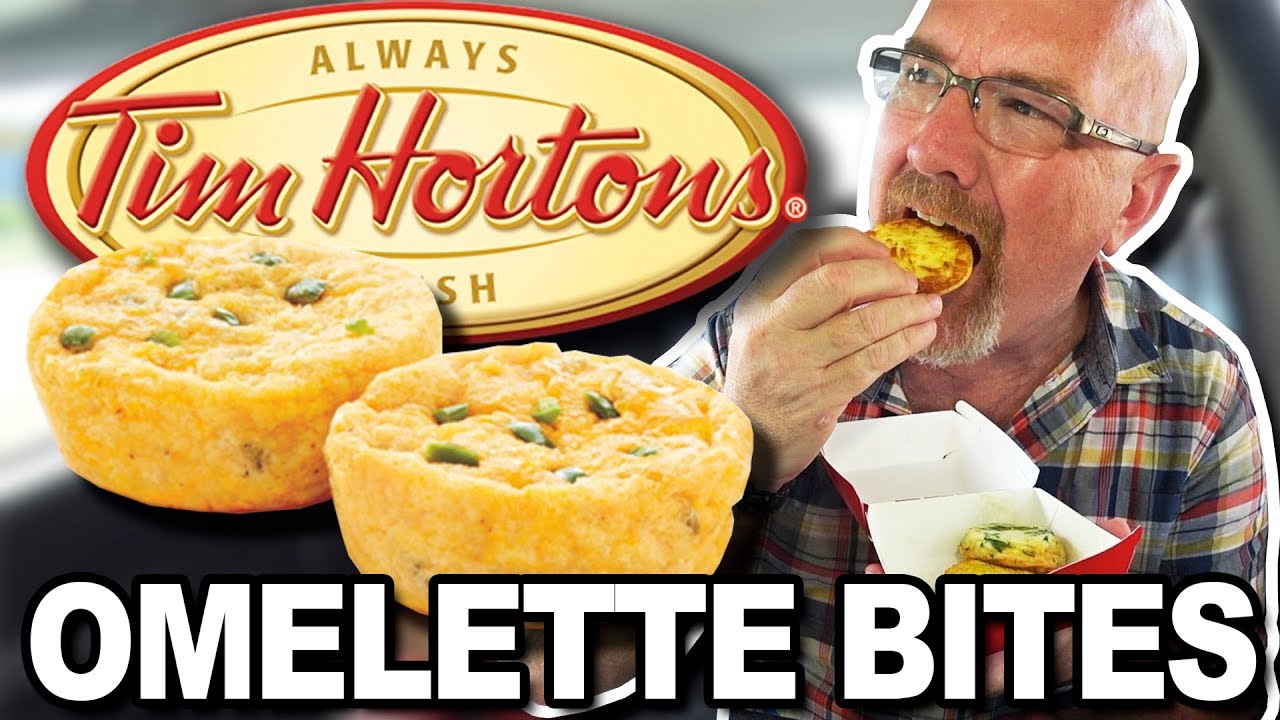 Tim Hortons Omelette Bites • Bacon & Cheese, Spinach & Egg White and NEW Jalapeño & Cheddar