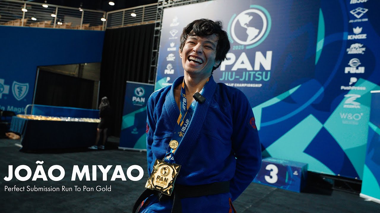 Jo&atilde;o Miyao Bounces Back from Euros Loss with 100% Submission Run to Pan Gold!