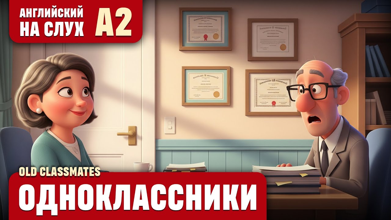 Одноклассники. Веселый рассказ (уровень А2). Английский на слух.
