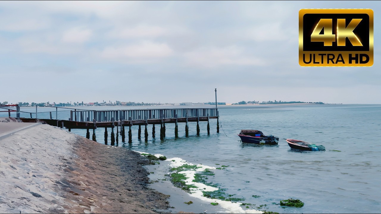4K Tranquil Jetty Over Calm Sea  |3- Hour Seamless Loop [Study, Relax, Sleep and Calm]