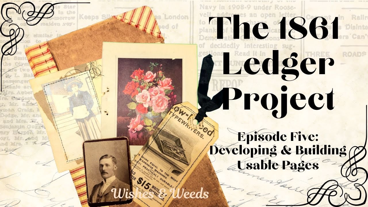 The 1861 Ledger Project | Developing the Interior by Building Usable Pages