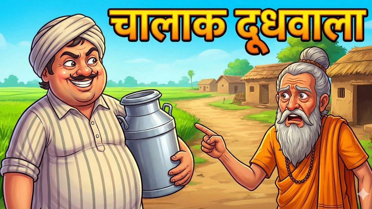 चालाक दूधवाला | Chalak Dudhwala Ki Kahani | Hindi Moral Story | 2 Minutes Story