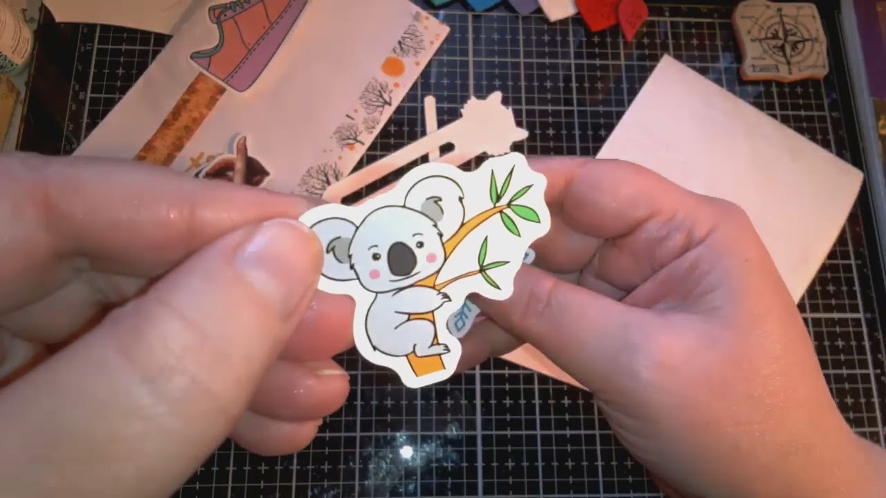 Halfway to Halloween swap update / pinpal mail 💌 show and tell / penpal art journal