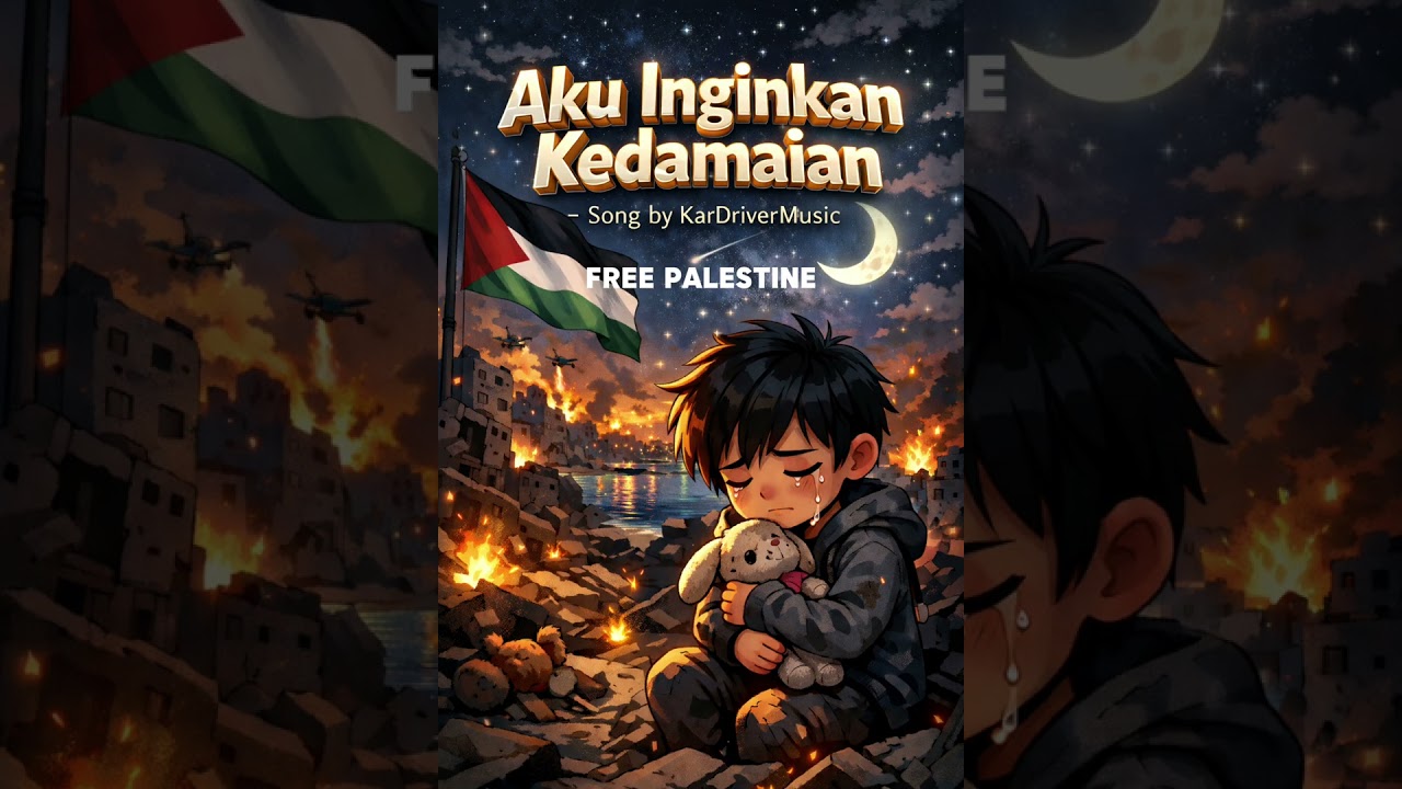 Aku Inginkan Kedamaian 🕊️ | Lagu Menyentuh Hati Tentang Gaza & Harapan – KarDriverMusic