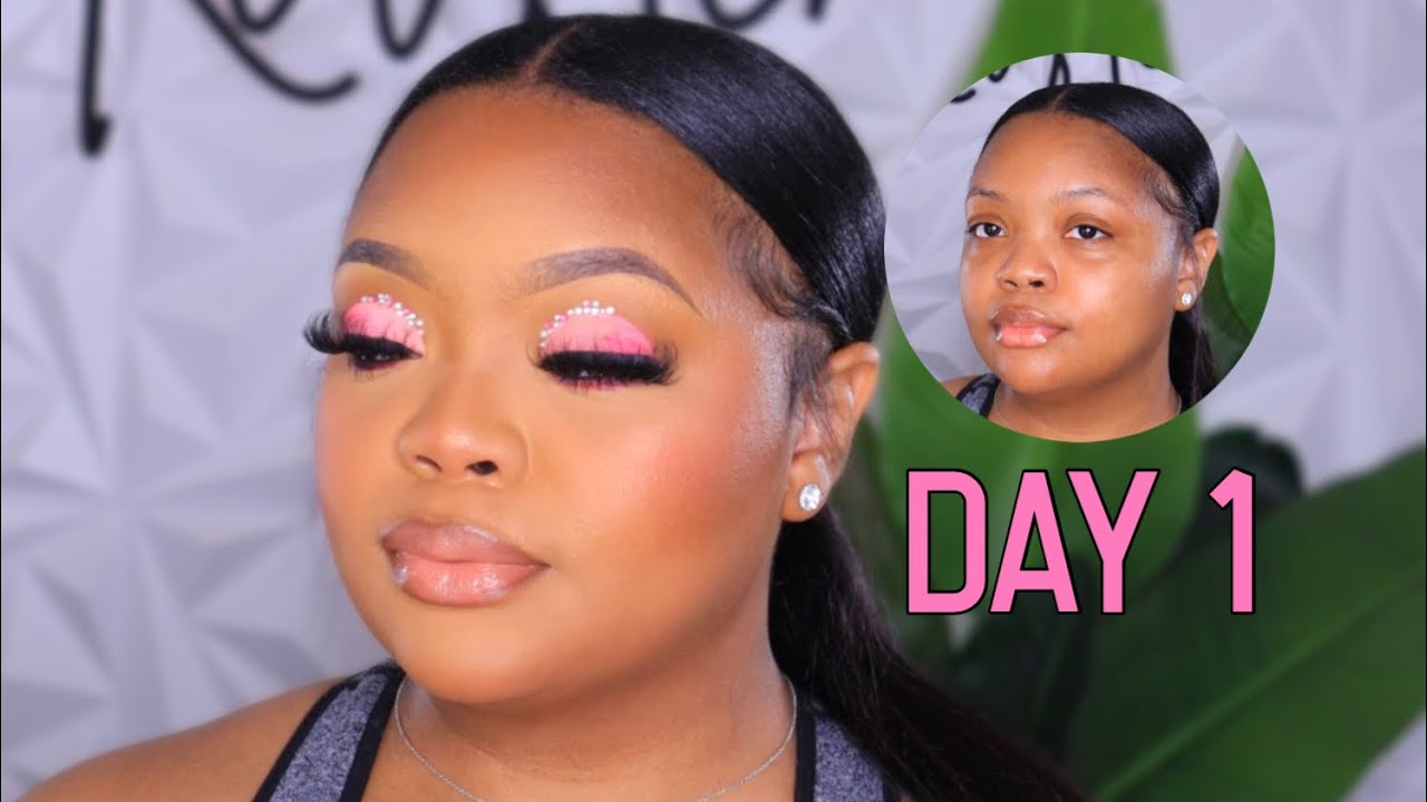 Day 1 | Pink Valentines Day Makeup Tutorial