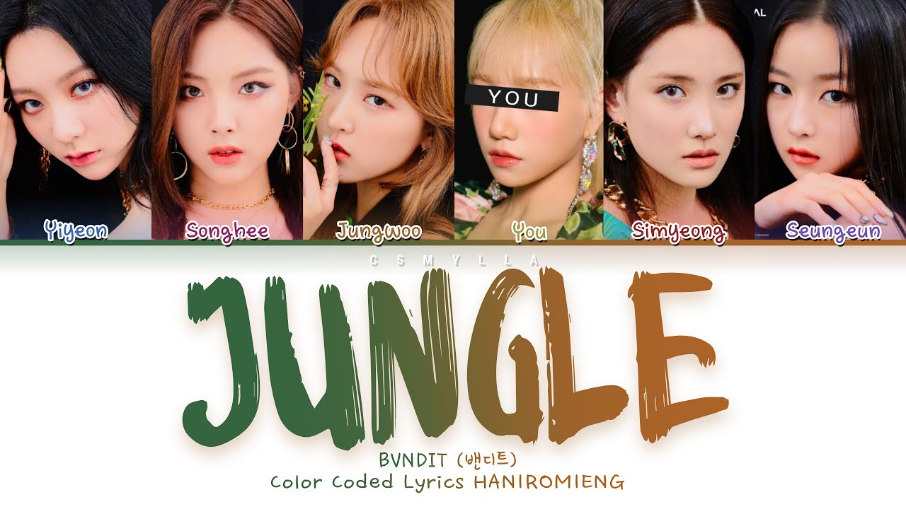 BVNDIT (밴디트) - Jungle [6 Members ver] (Color Coded Lyrics HAN|ROM|ENG)