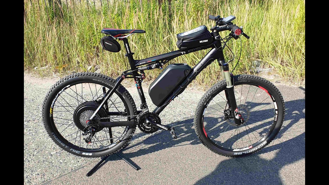 CUBE AMS 110 Konwersja roweru na elektryczny MG VOLT BIDON 48V 24,5Ah MXUS XF40-30H elektryfikacja