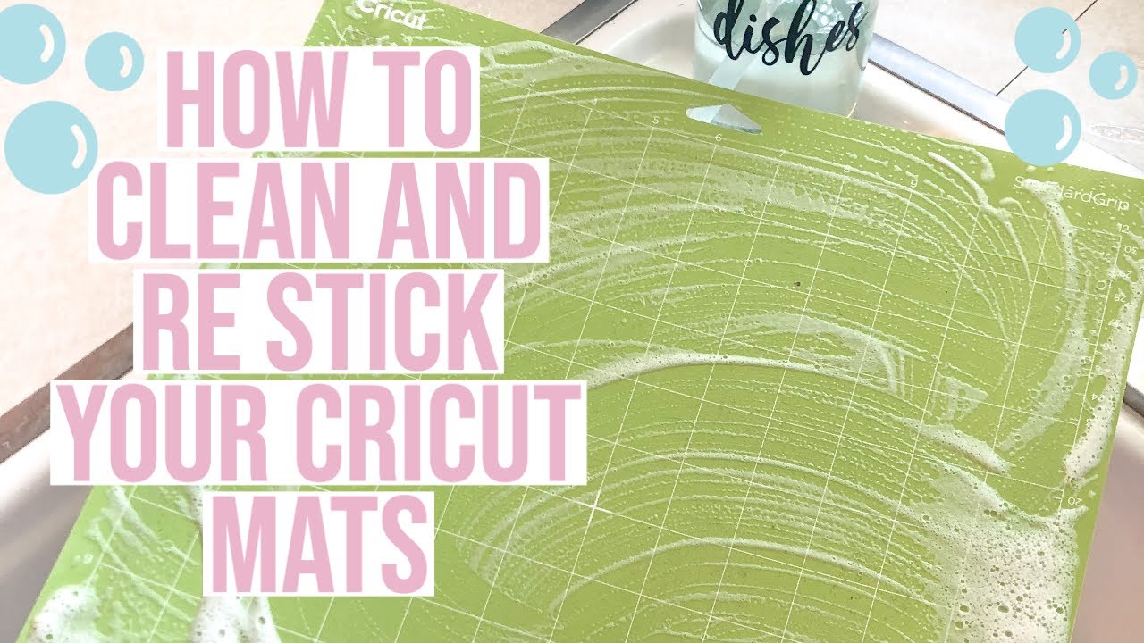ЛУЧШИЙ СПОСОБ ОЧИСТИТЬ И ПОВТОРНО ПРИКЛЕИТЬ ВАШИ КОВРИКИ CRICUT