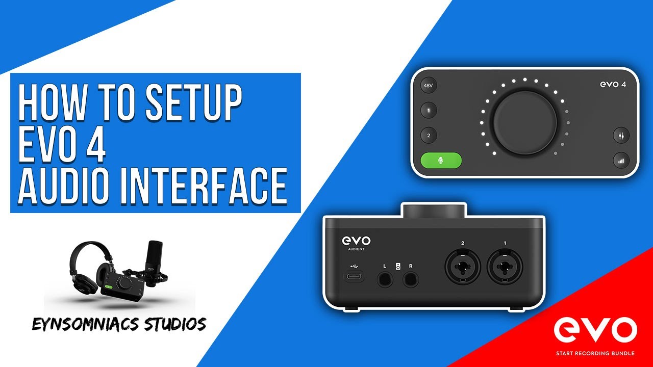 Audient EVO 4 Setup | How To Use Smart Gain Feature