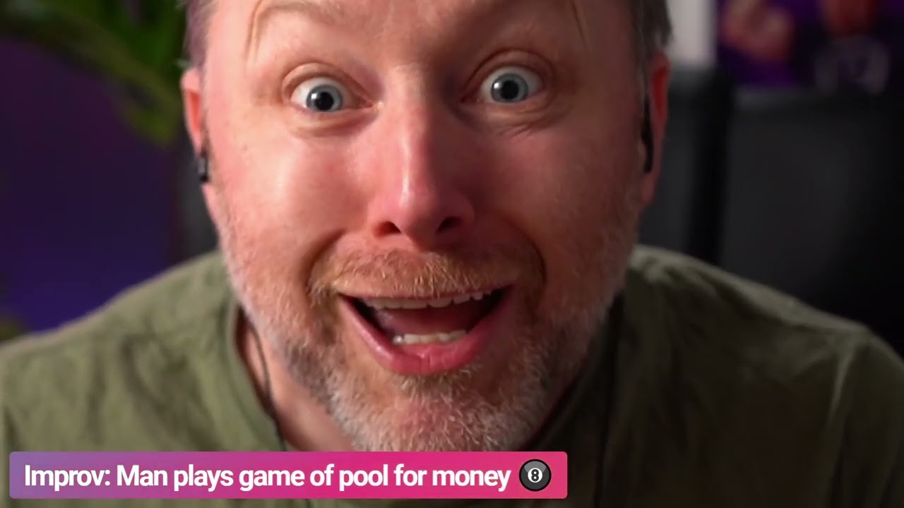 Limmy Improv: Man Plays Game Of Pool For Money [2022-05-13]