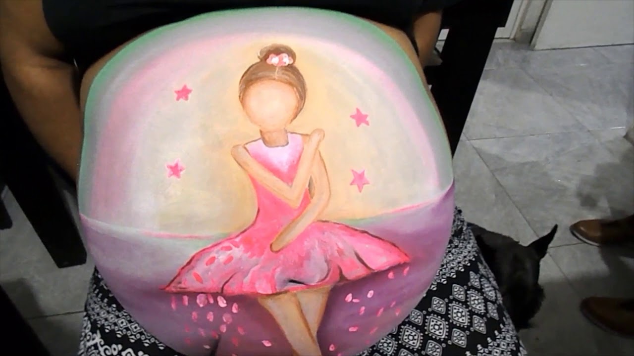 bellypainting BALLET pancitas pintadas
