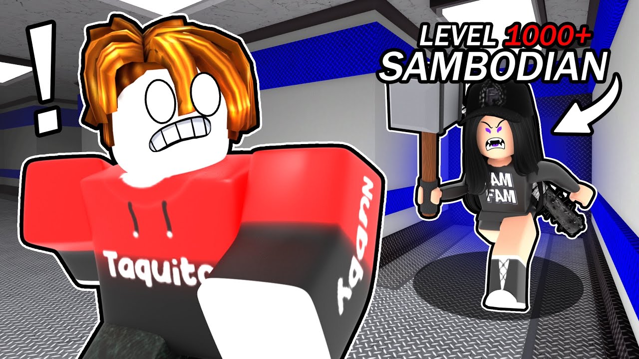 PLAYING WITH SAMBODIAN IN ROBLOX FLEE THE FACILITY!!