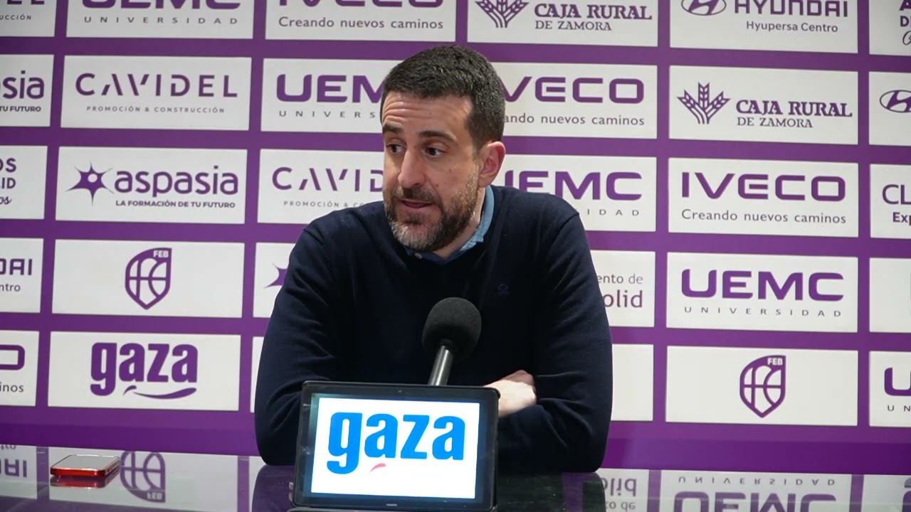 POSPARTIDO | David BARRIO | UEMC Baloncesto Valladolid 73 - 78 Reina Proteínas Clavijo