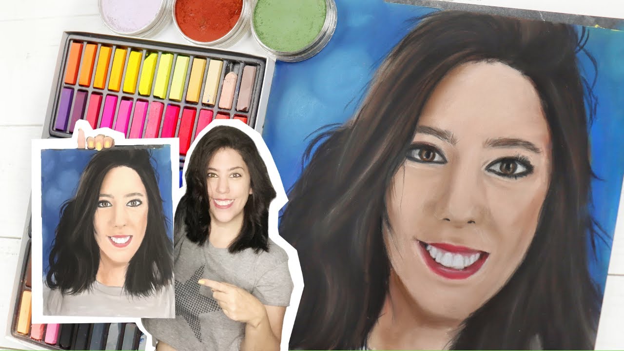 Pan Pastel ve Toz Pastel Arasında Ne Fark Var? - İlk Otoportre Denemem!