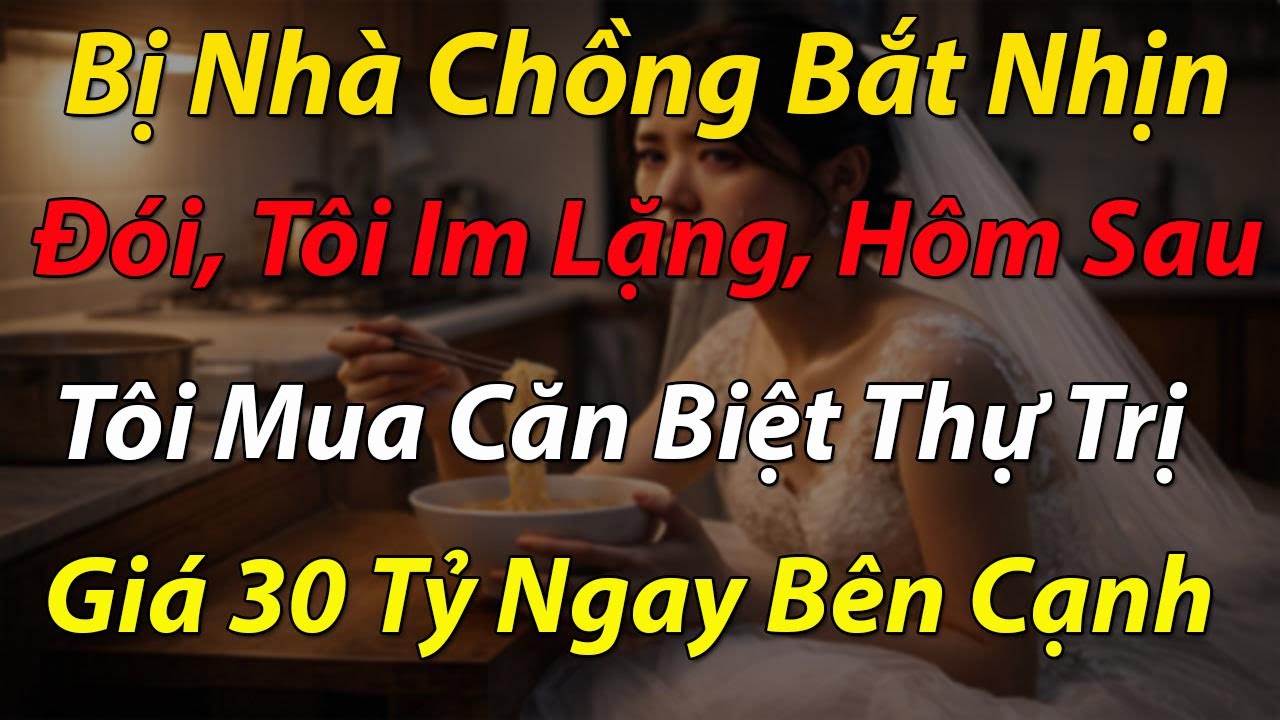 Bị Nhà Chồng Bắt Nhịn Đói, Tôi Im Lặng, Hôm Sau Tôi Mua Căn Biệt Thự Trị Giá 30 Tỷ Ngay Bên Cạnh
