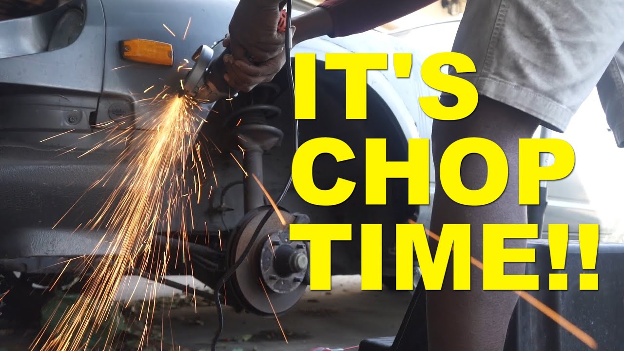 Cutting my Datsun Fenders for Huge Wheels & Tires