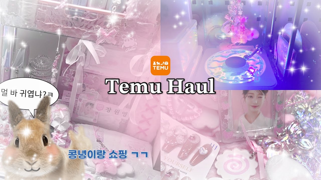 #협찬🧡덕질러들 필수시청 !! 3n만원어치 테무깡📦