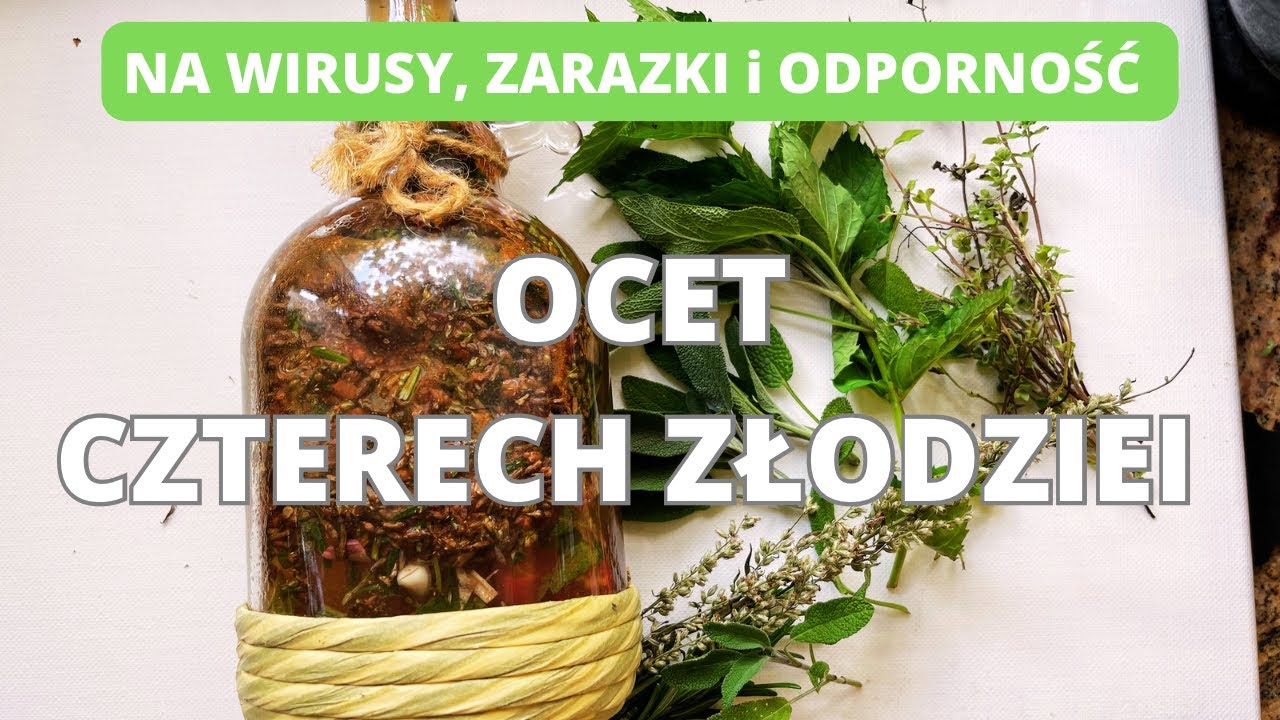 Ocet czterech złodziei- na wirusy, zarazki i odporność.