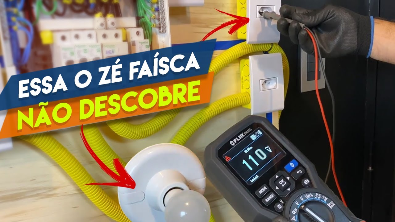 No MULTÍMETRO acusava 110V, mas NADA na CASA FUNCIONAVA! 💡