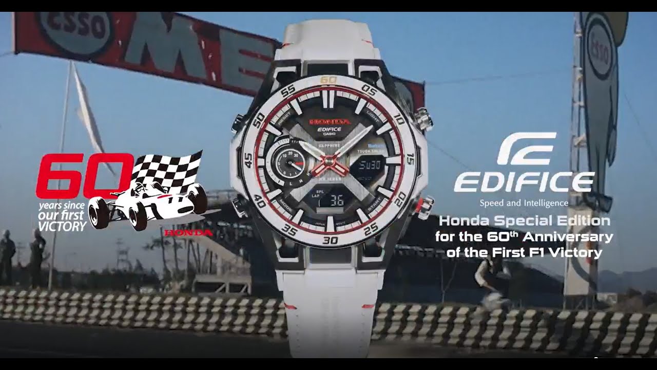 CASIO EDIFICE Honda Special Edition of the 60th Anniversary of the First F1 Victory