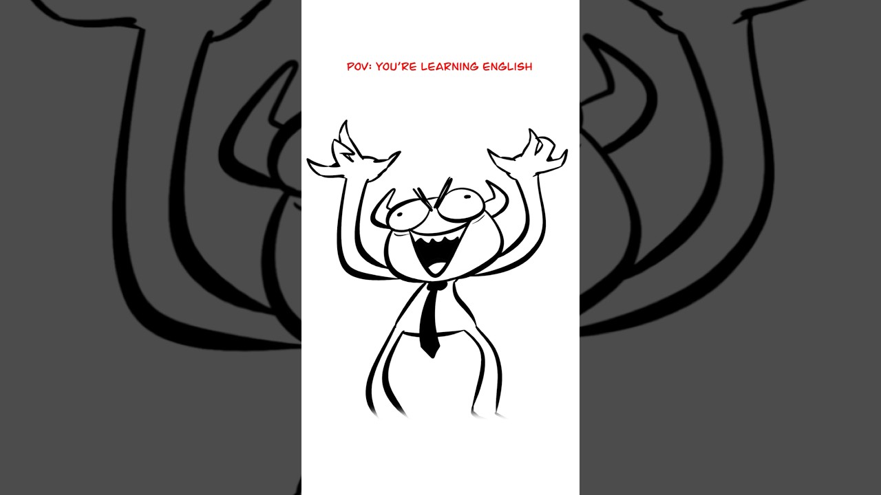 Learning English Backwards 😜 (Animation Meme) #shorts