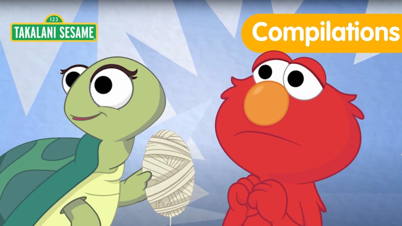 Elmo Feels Nervous & Turtle Feels Determined | Takalani Sesame