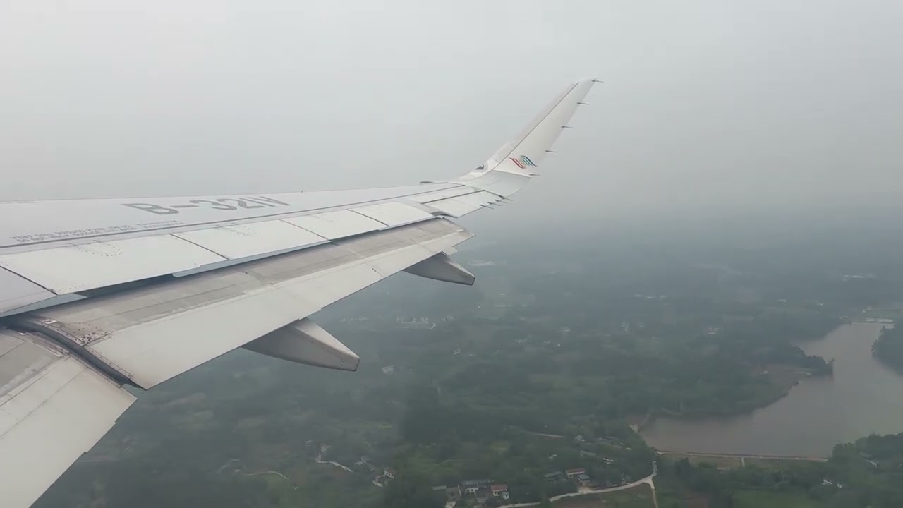 Colorful Guizhou Airlines A320 neo Taking off from Chengdu Tianfu International Airport
