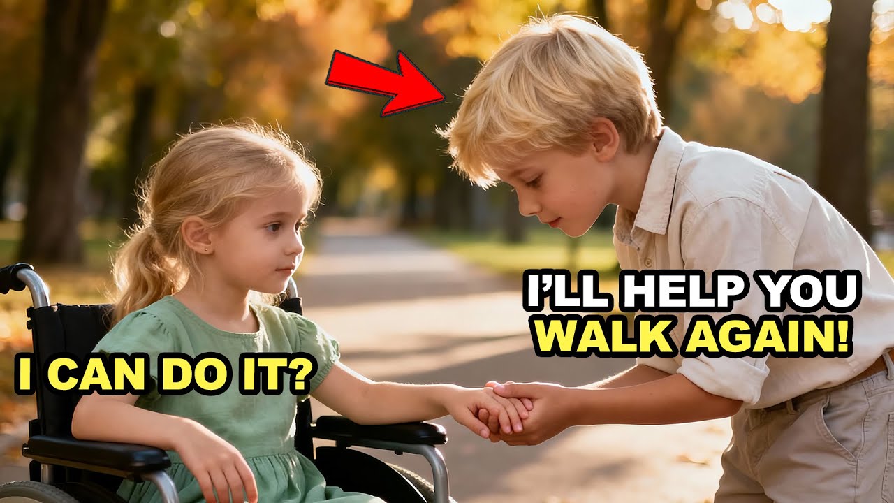 A CEO TAKES HIS PARALYZED DAUGHTER TO THE PARK — A BOY MAKES HER WALK FOR THE FIRST TIME