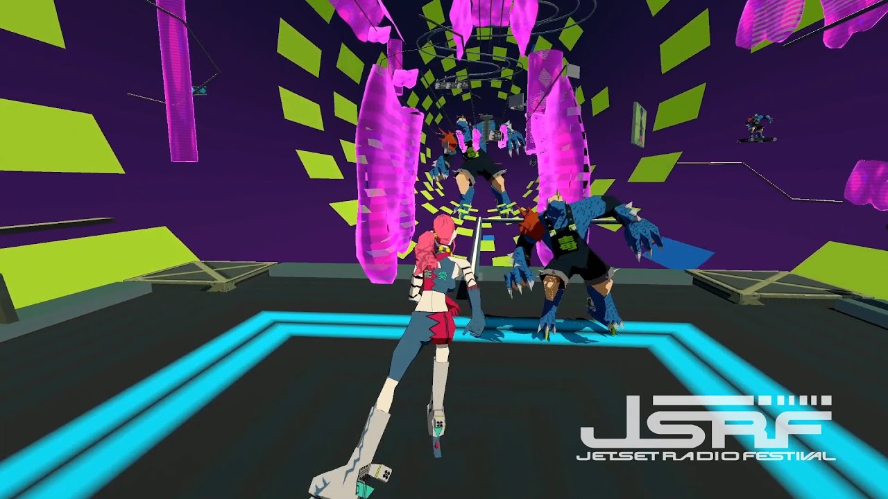 [VRChat] Jet Set Radio Festival - Poison Jam Challenge gameplay