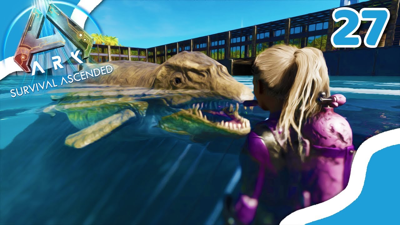 REPRODUCTION DE BASILO DANS MON ENCLOS MARIN! [#27] ARK SURVIVAL ASCENDED