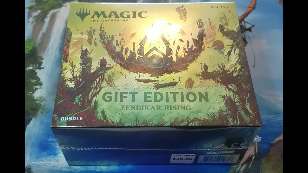 Zendikar Rising Gift Edition Unboxing 10 Draft Packs + 1 Collector Pack Opening Magic The Gathering