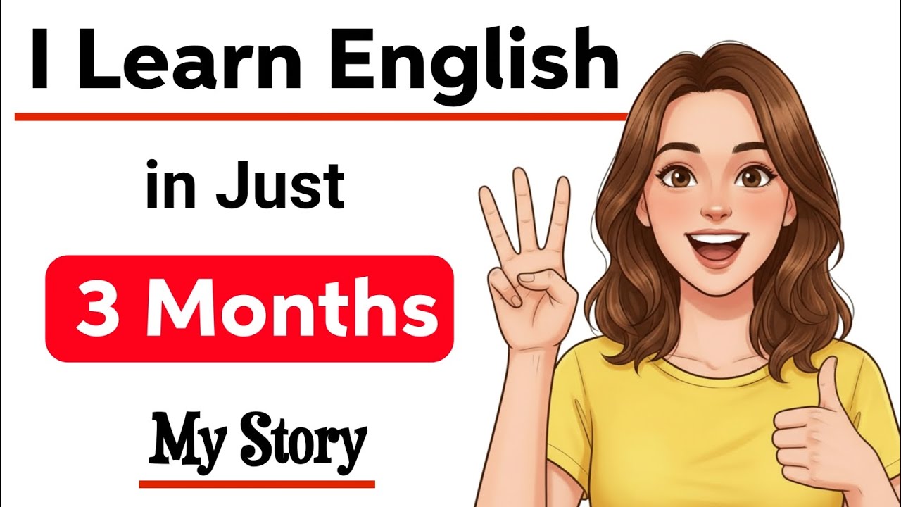 How I Learned English in Just 3 Months | English Listening Story for beginners(A1-A2)