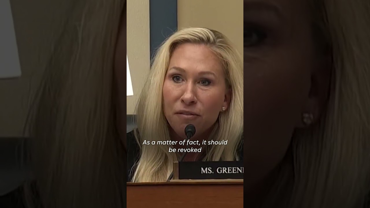 Dr. Anthony Fauci disparaged by Marjorie Taylor Greene during House hearing #Shorts
