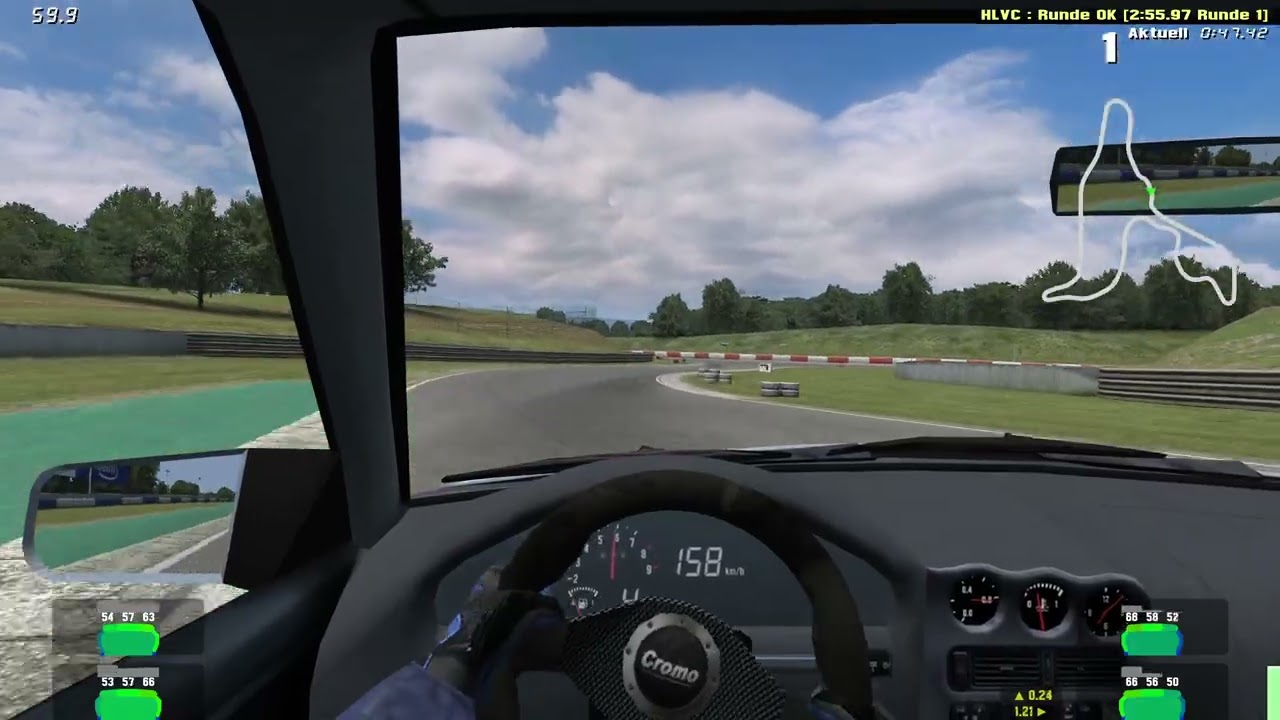 Live For Speed S2 (0.5U) Hotlap - biggie - Aston Historic (AS4) - XRT - 2:55.97