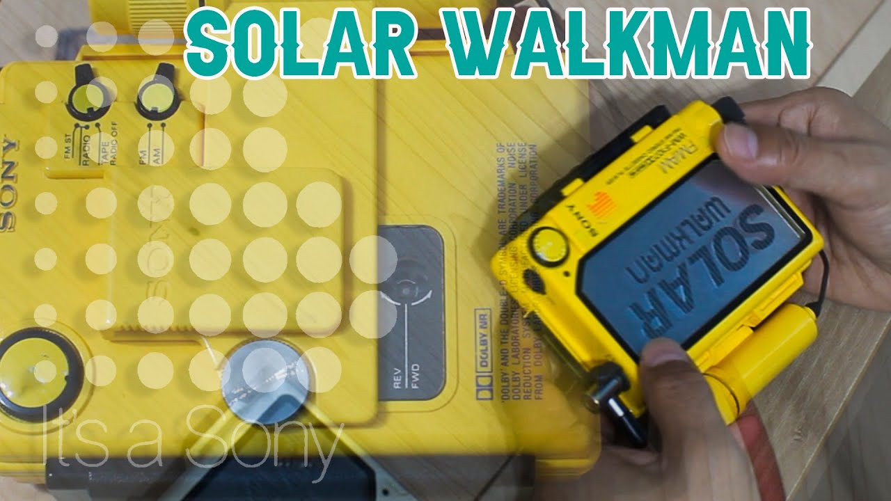 SONY WM-F107 Battery & Belt Replacement #SOLAR WALKMAN#SPORT WALKMAN