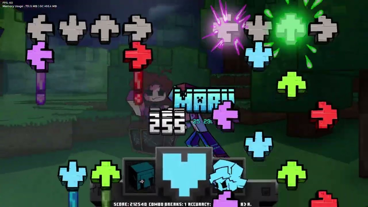 FNF Blocky Myths: The Reflection Update- Danger