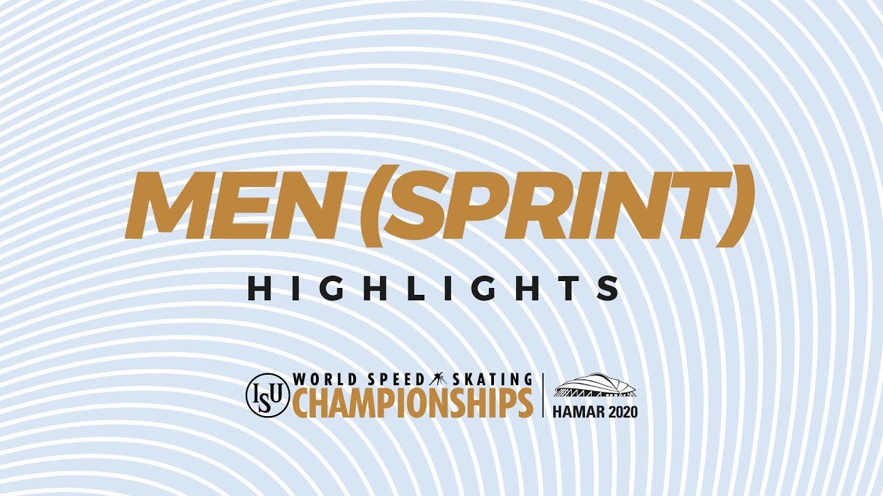 Men Highlights | Sprint | 2020 ISU World Speed Skating Championships Hamar NOR | 