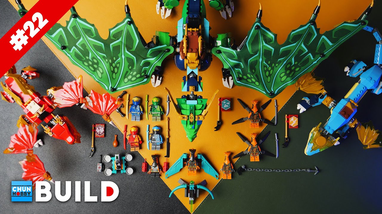 LEGO Speed Build! Ninjago Core EVO Dragons Collection 2022 | Beat Build