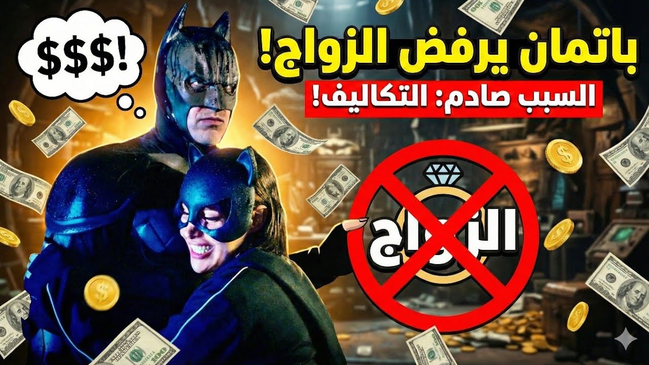 باتمان يرفض الزواج بسبب التكاليف! 💸💍 (كات وومن في صدمة 😱)