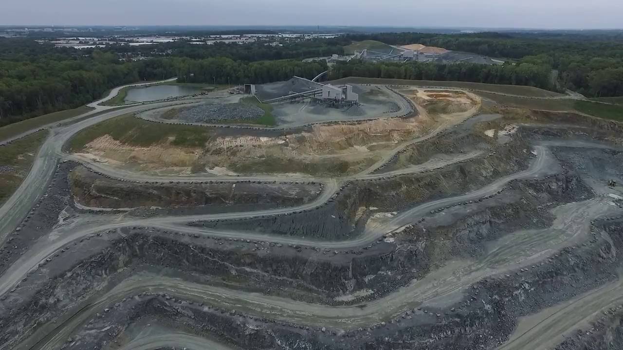 Drone flight of Savage Stone Quarry
