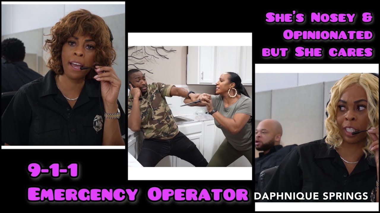 Crazy 911 Dispatcher Operator 🤭|| Daphnique Springs Funniest Compilation